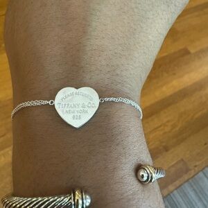 Tiffany heart bracelet